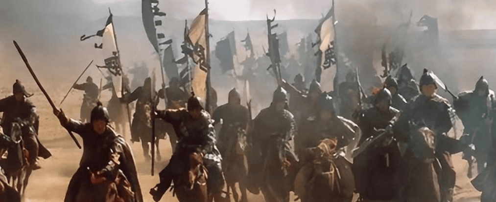 宋朝大将射敌三箭,三箭皆射歪,敌军大笑,仔细一看却落荒而逃