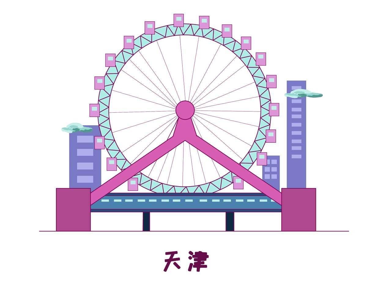 墨言教育分享天津logo与地标城市设计