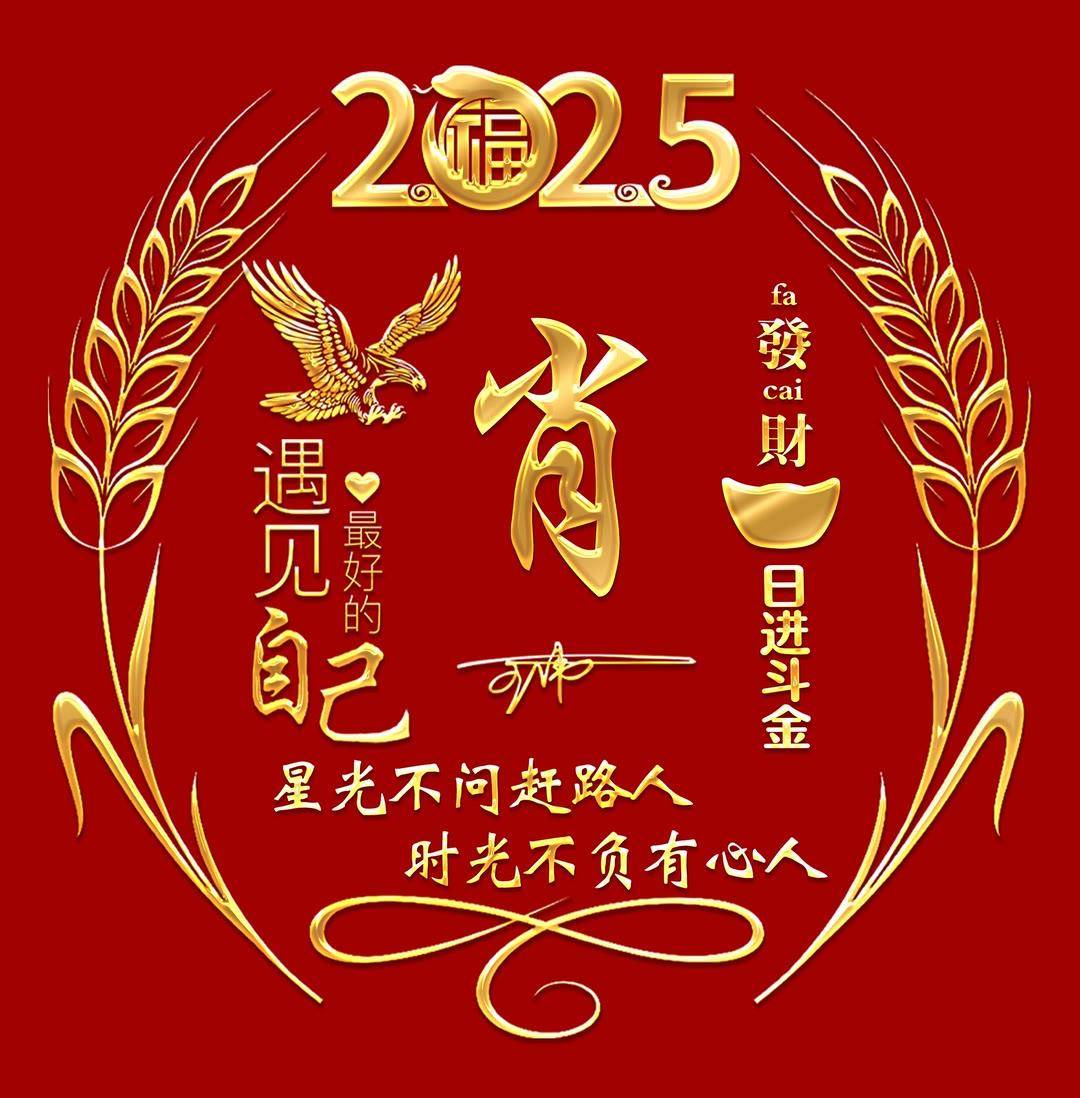 2025姓氏头像第6期大展宏图励志个性签名头像请查收