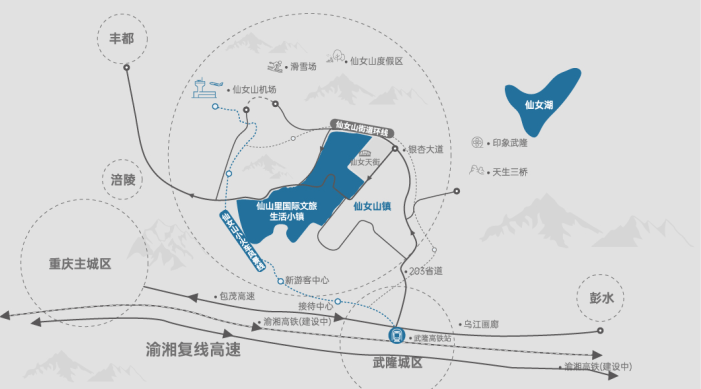 武隆南站建设有序推进!仙山里小镇将迈入高铁新时代