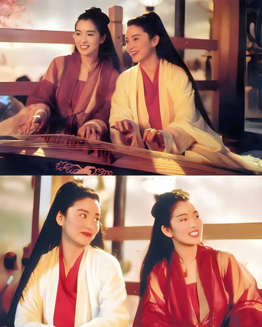 因为林青霞和巩俐的阵容够分量,而且画面超级养眼,两位公认的大美女一