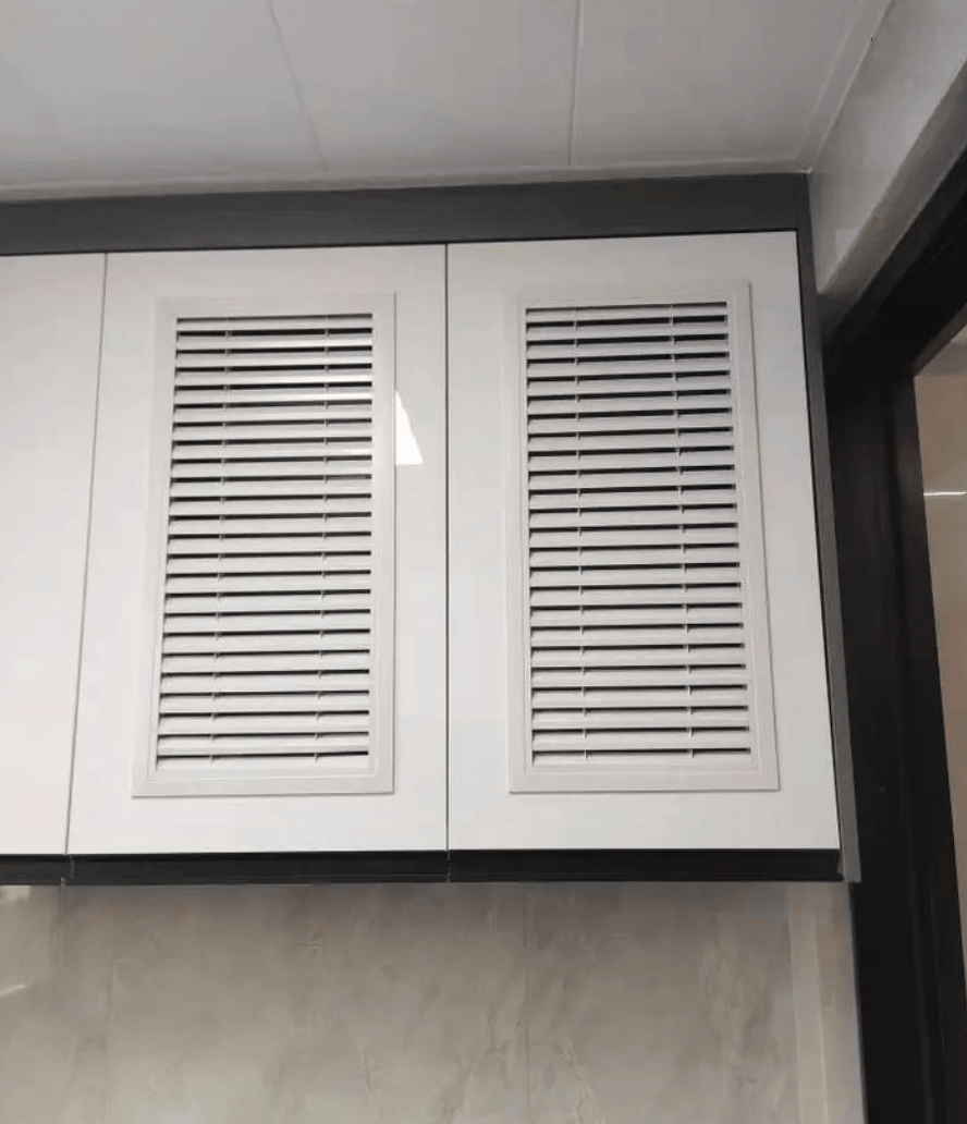 南京装修,柜门百叶门与透气孔的实用选择