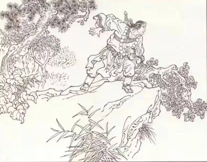 水浒传:为何需要十几个回合才斩杀飞天蜈蚣?武松的话里有答案_雪花镔铁戒刀_鲁智深_头陀