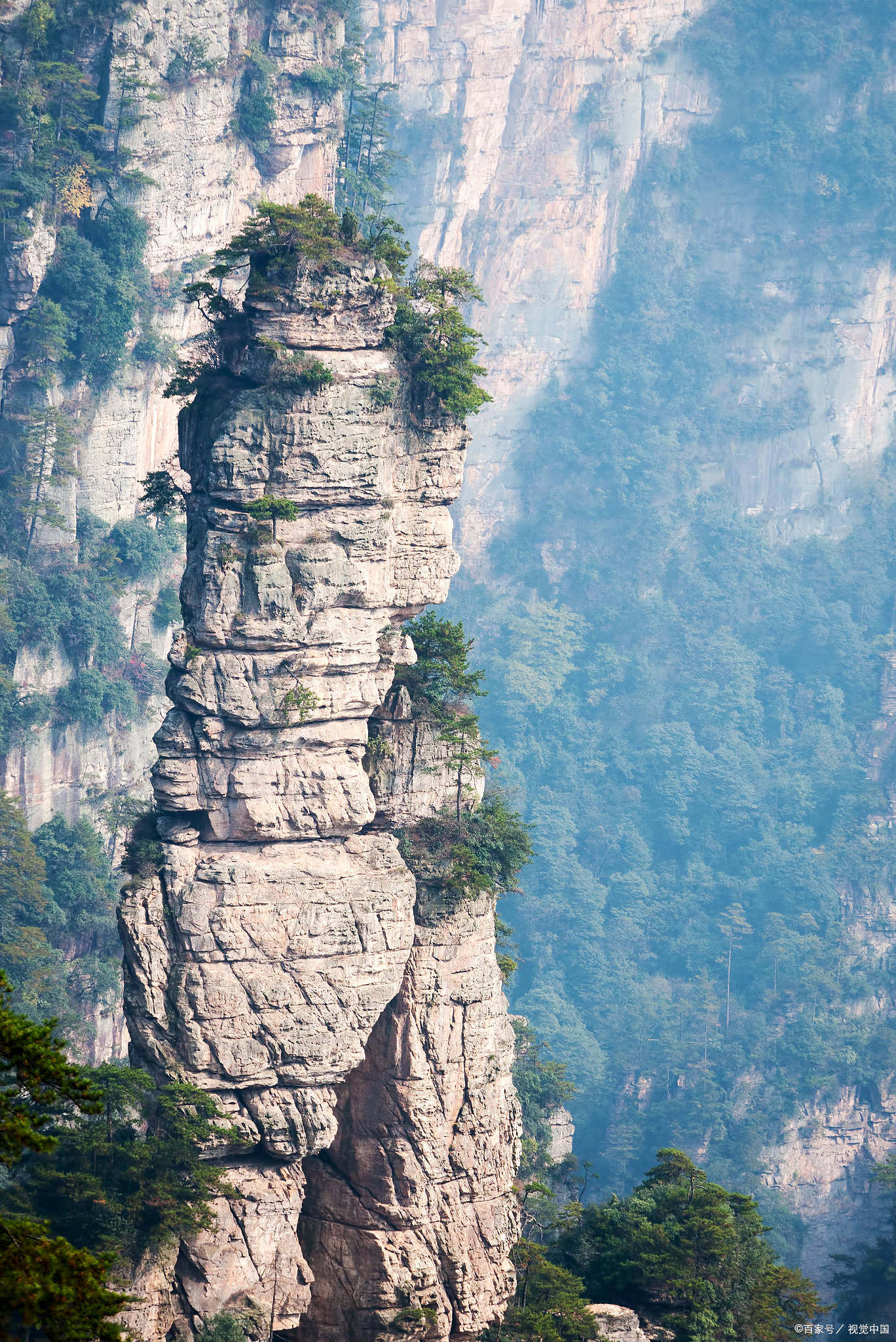 张家界风景 真实图片