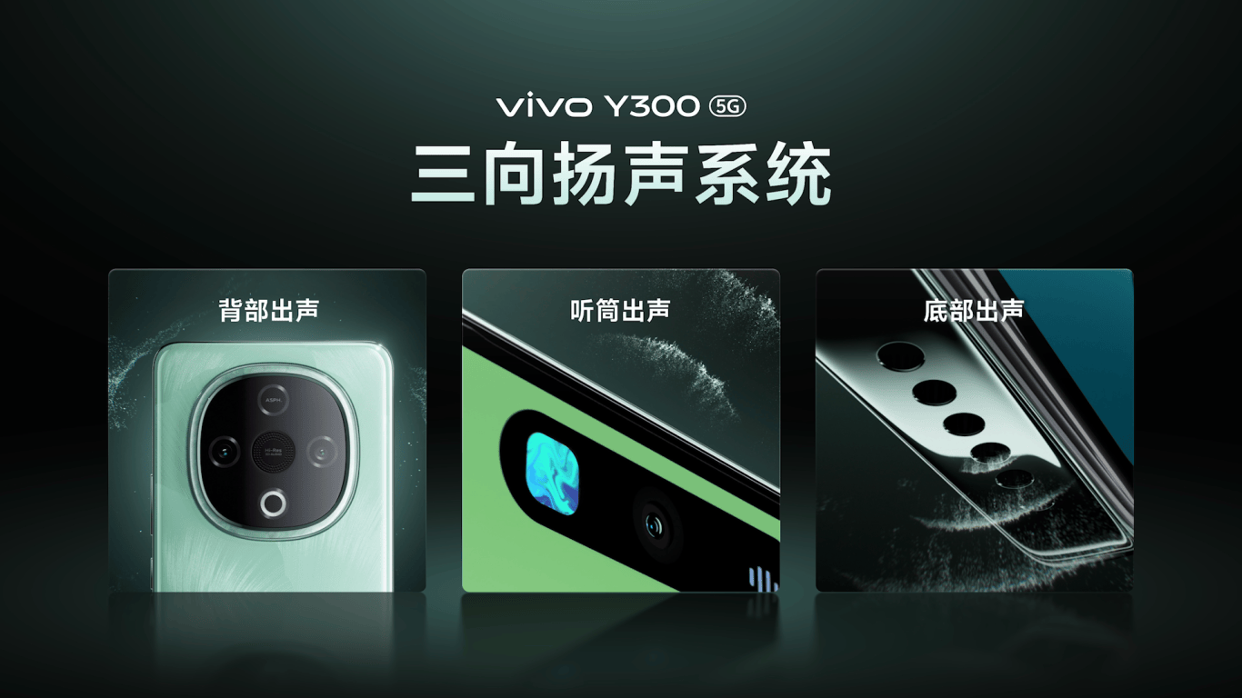 超强外放 超长续航 全新vivo Y300正式发布-锋巢网