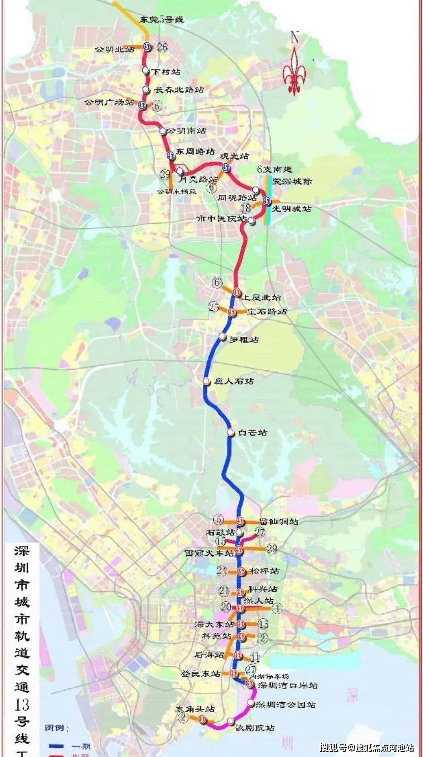 深圳二线关全程地图图片