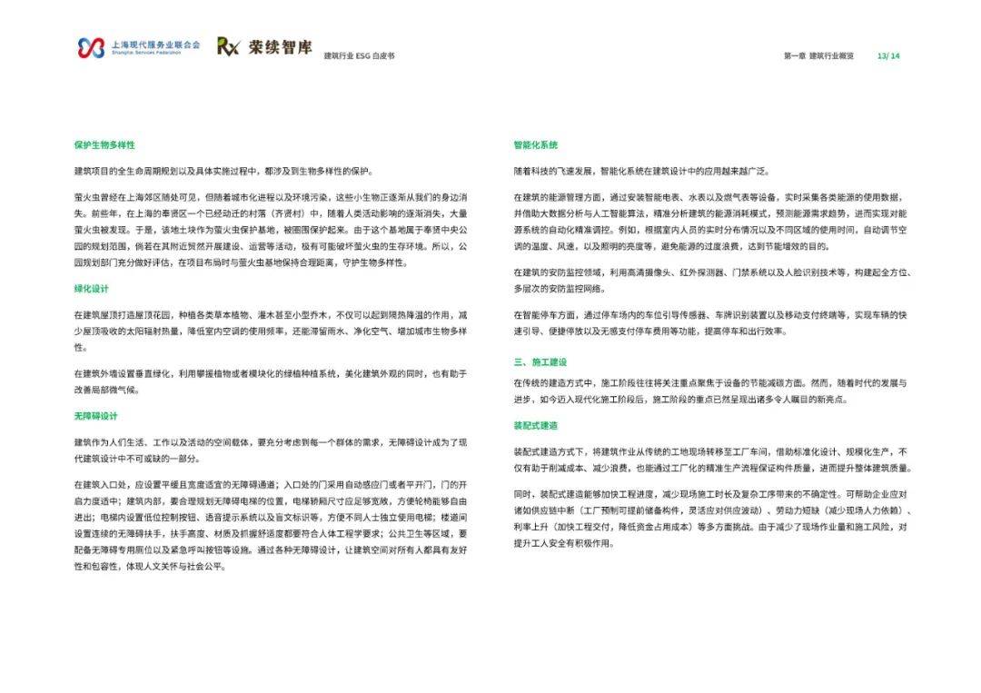 荣续智库：2024年建筑行业ESG白皮书，房地产58家上市公司分析-报告智库