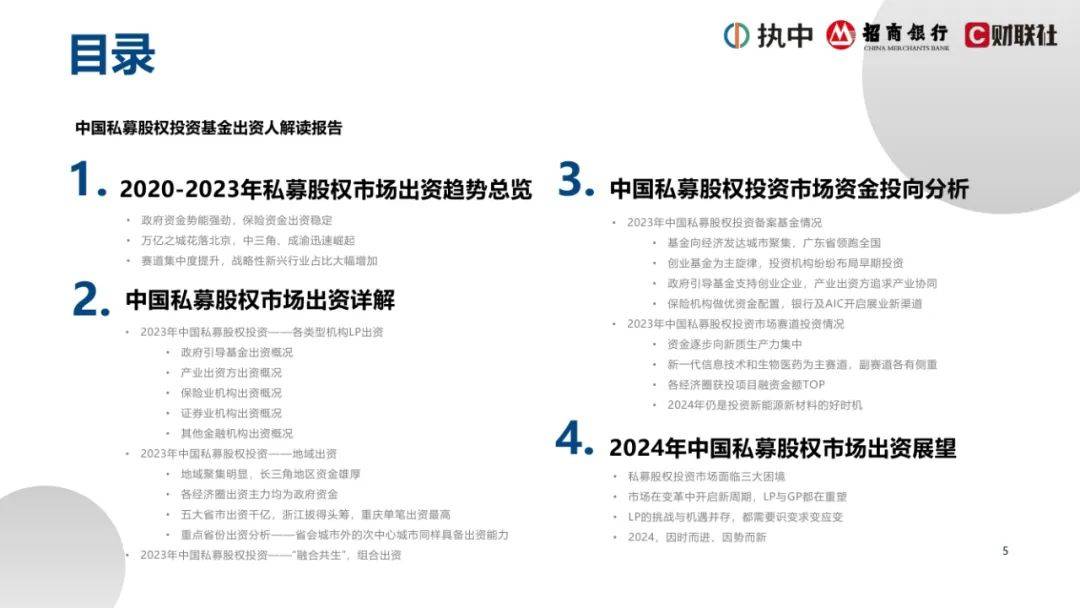 2024年中国私募股权市场出资人解读报告，浅析中国私募股权行业现状