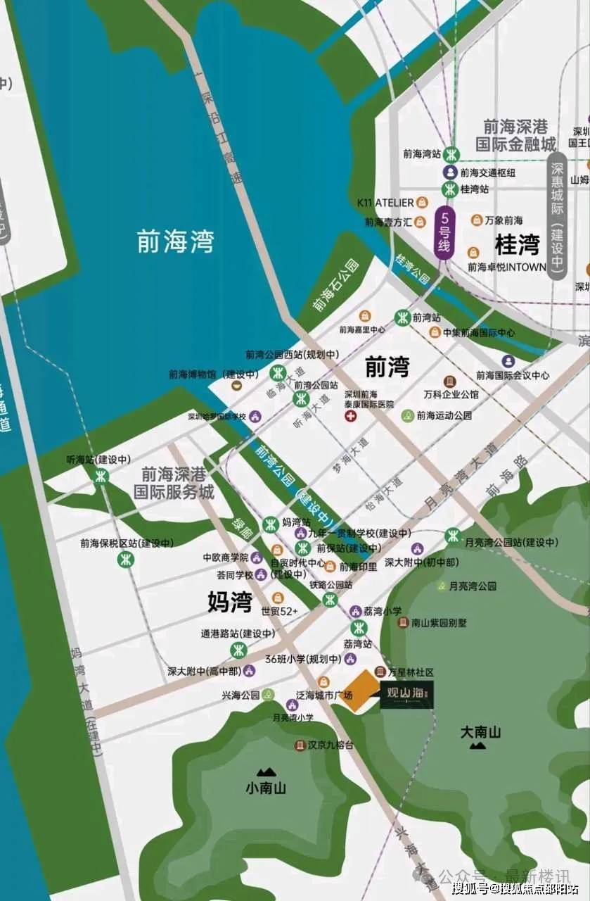 未来妈湾跨海通道的开通将进一步增强项目的交通优势,前往大铲湾