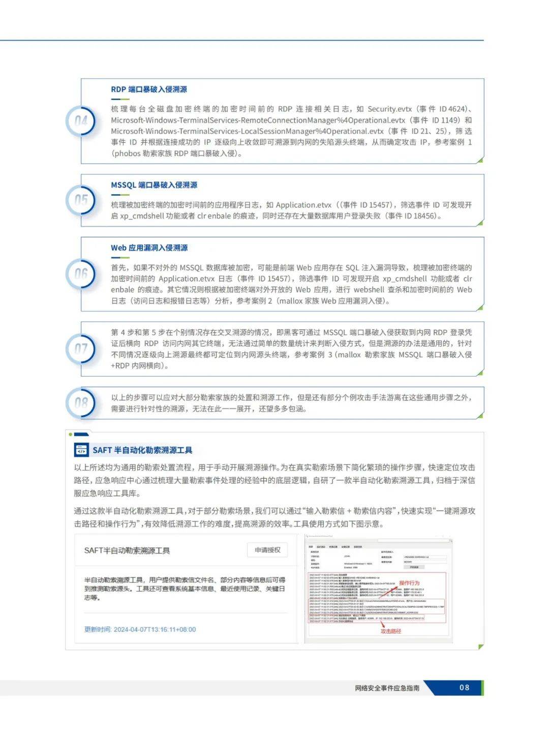 深信服科技：2024年网络安全事件应急指南是什么？84页报告解读