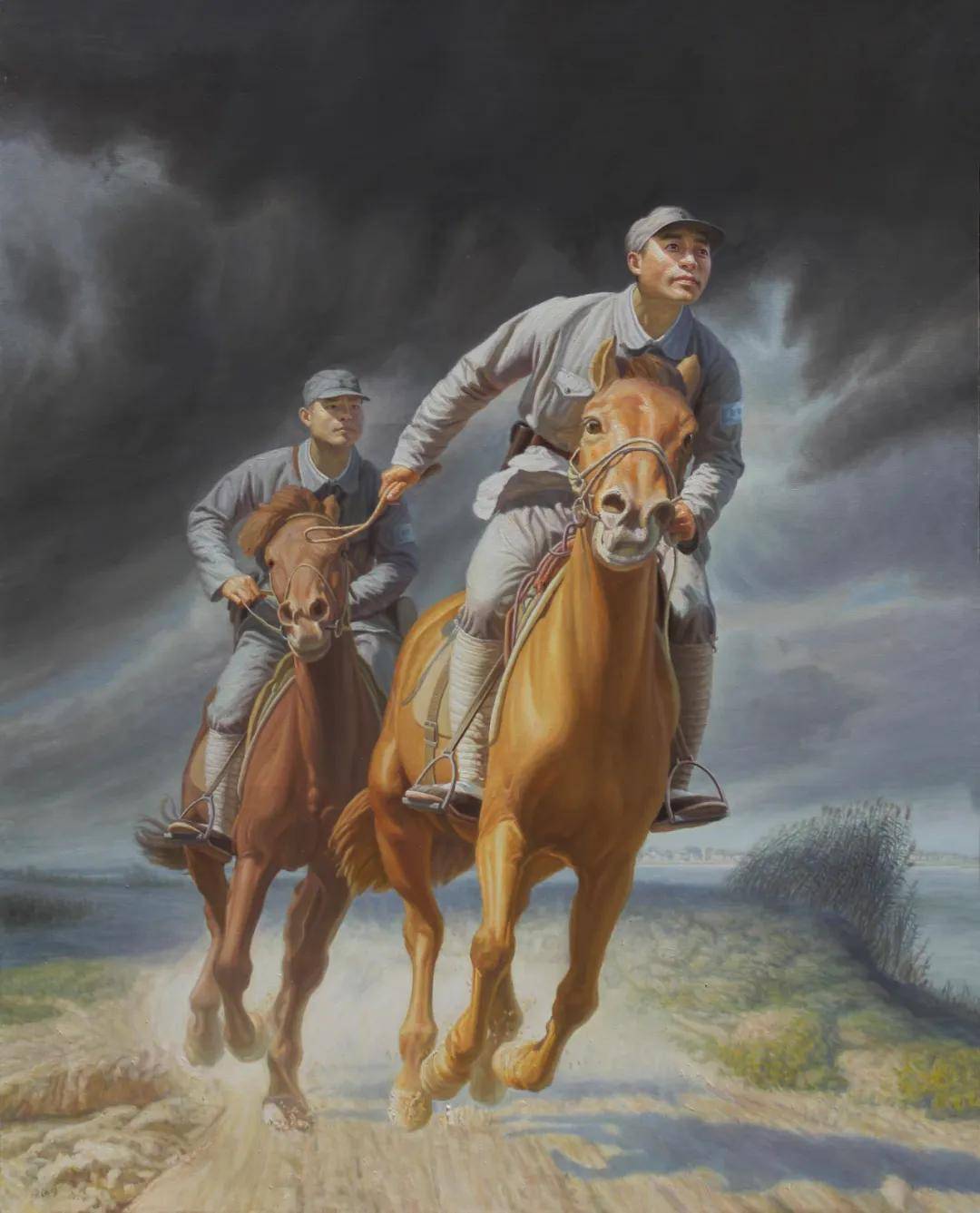 庄洪生油画作品欣赏