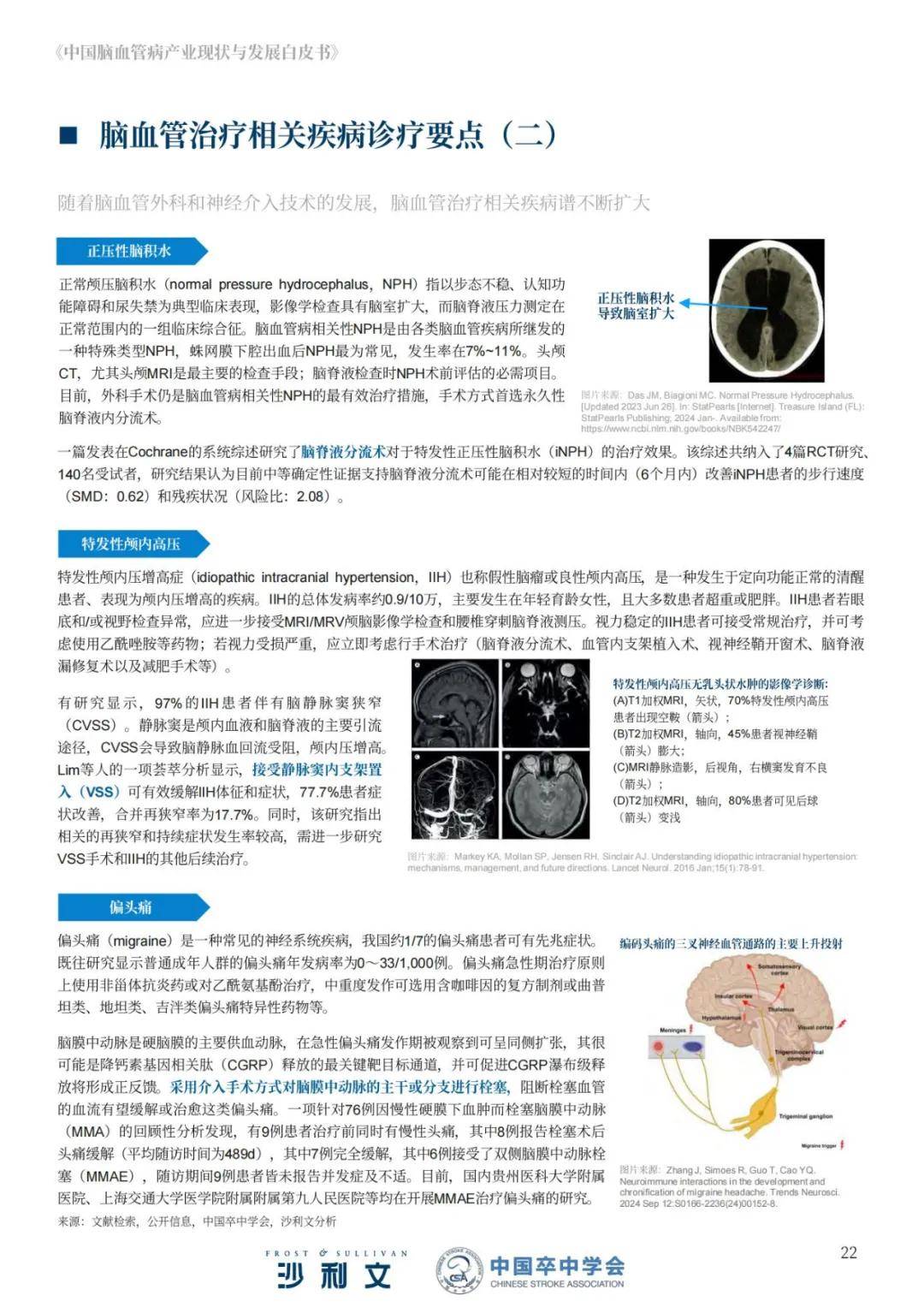 沙利文：2024年中国脑血管病产业发展现状，脑血管病产业发展报方向