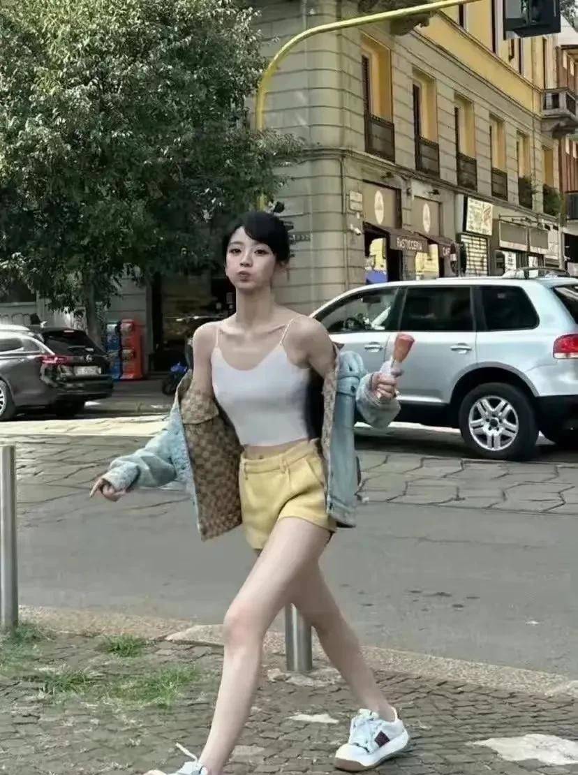 被娃娃脸骗了？田曦薇的身高，居然这么高！_反差_新篇_仙女