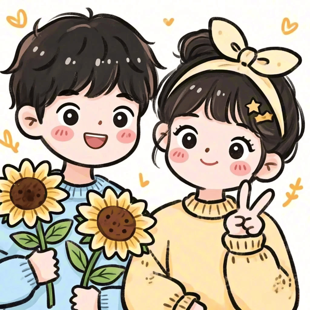 甜蜜升级!情人节马上到了,赶紧换上专属情侣头像秀恩爱