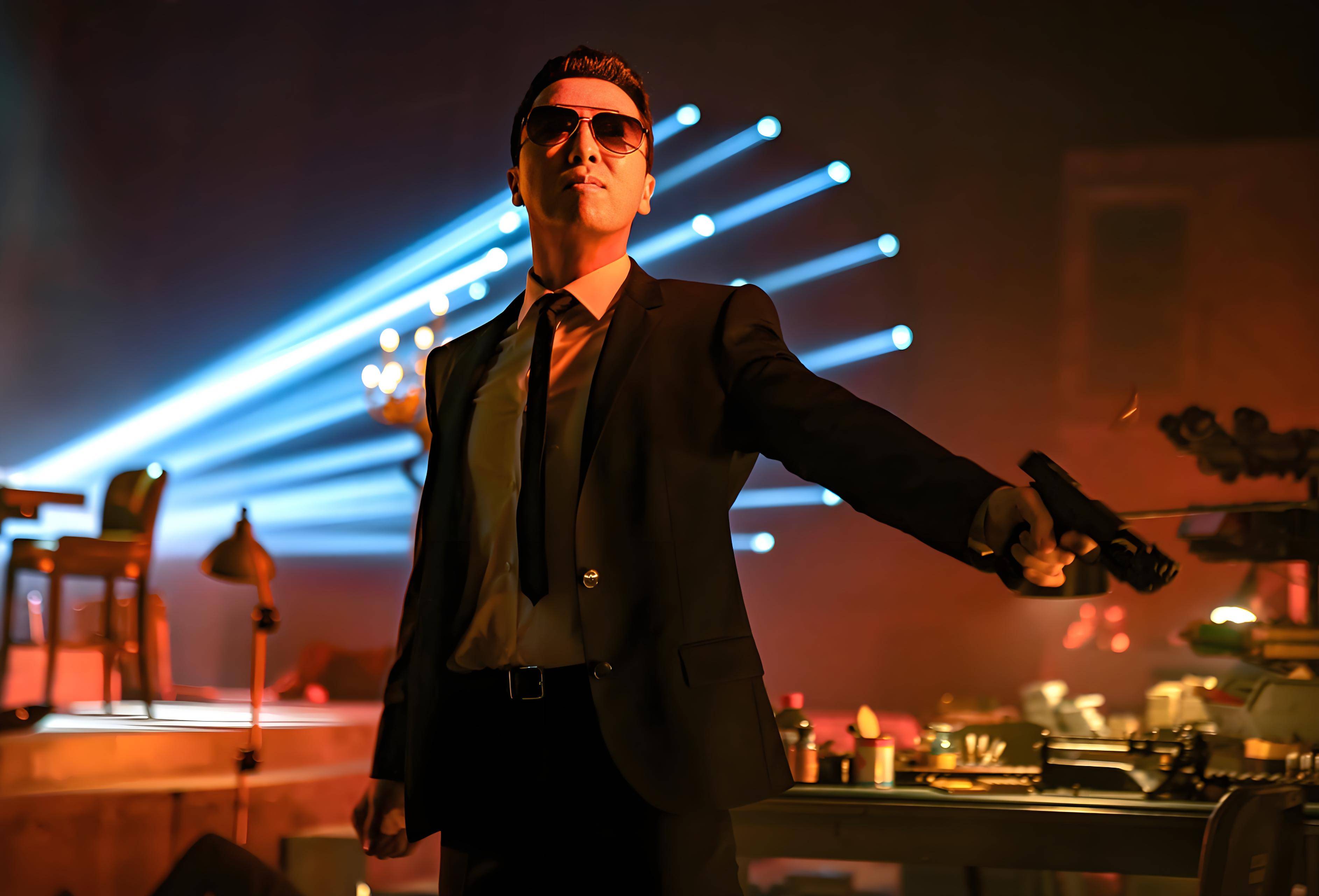 基努甄子丹《疾速追杀4》定档!动作炸裂