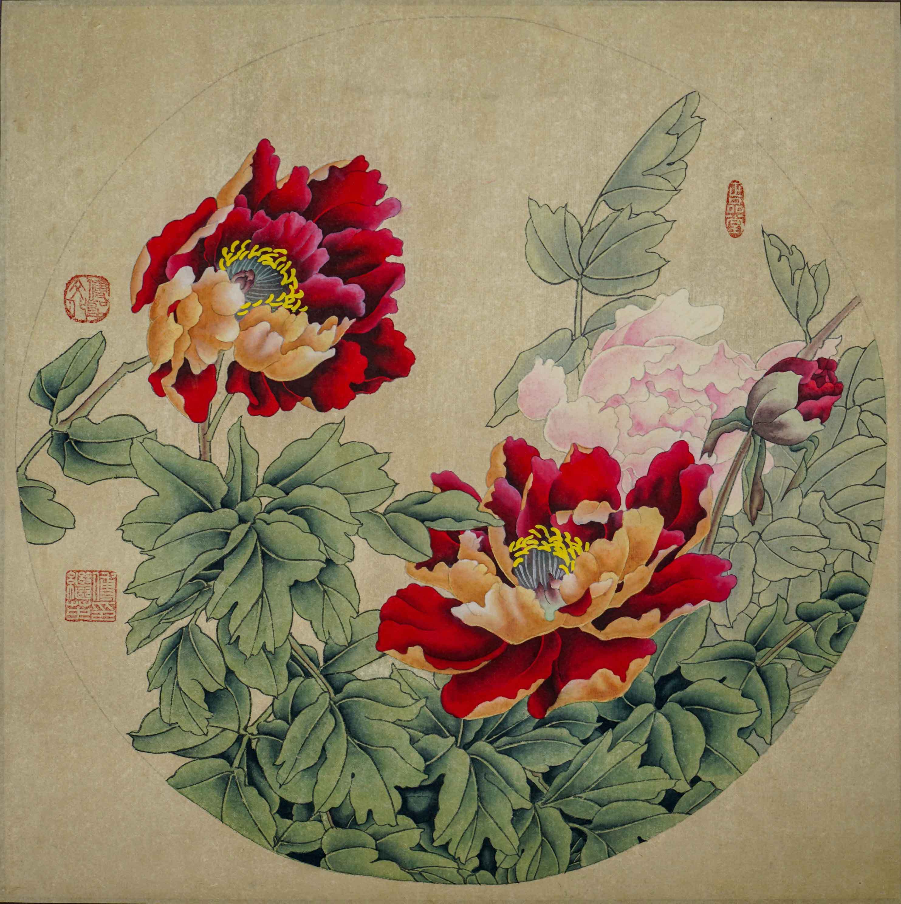 工笔花鸟画的"活色生香":宋徽宗到当代名家傅继英的传承密码