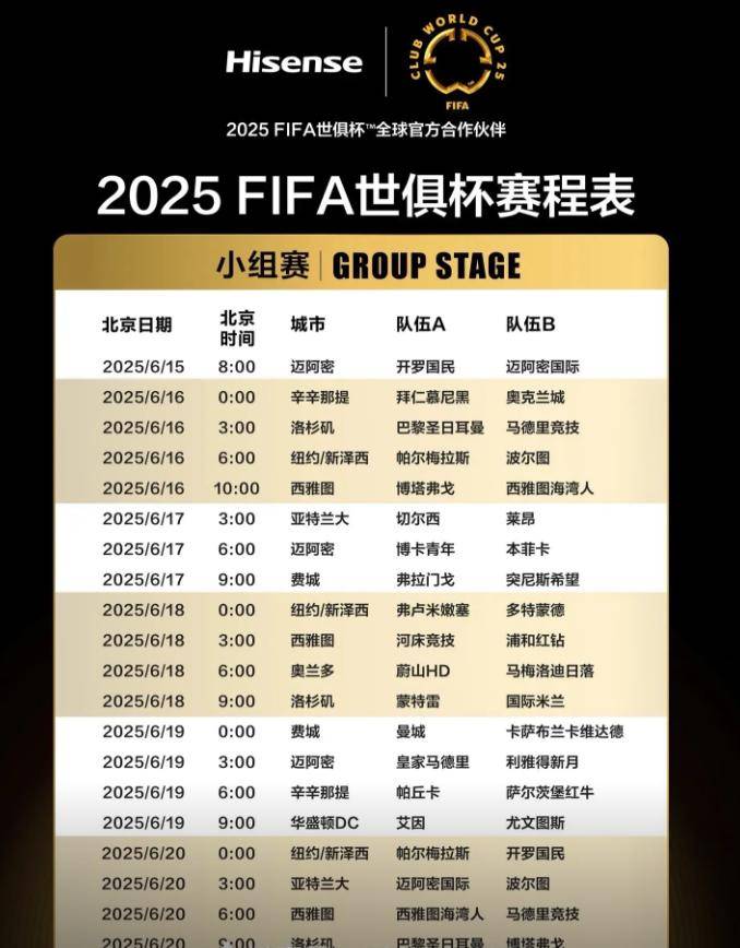 2025世排赛程时间表