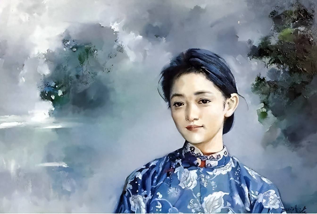油画原画　30cm 「格子小人」 周迅18岁时曾做人体模特，油画曝光才被大众熟知，一幅画卖184万_搜狐网