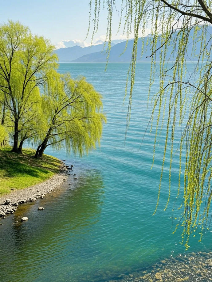 春风含笑柳如烟,四时最好是三月,十首三月诗词,唯美了整个春天