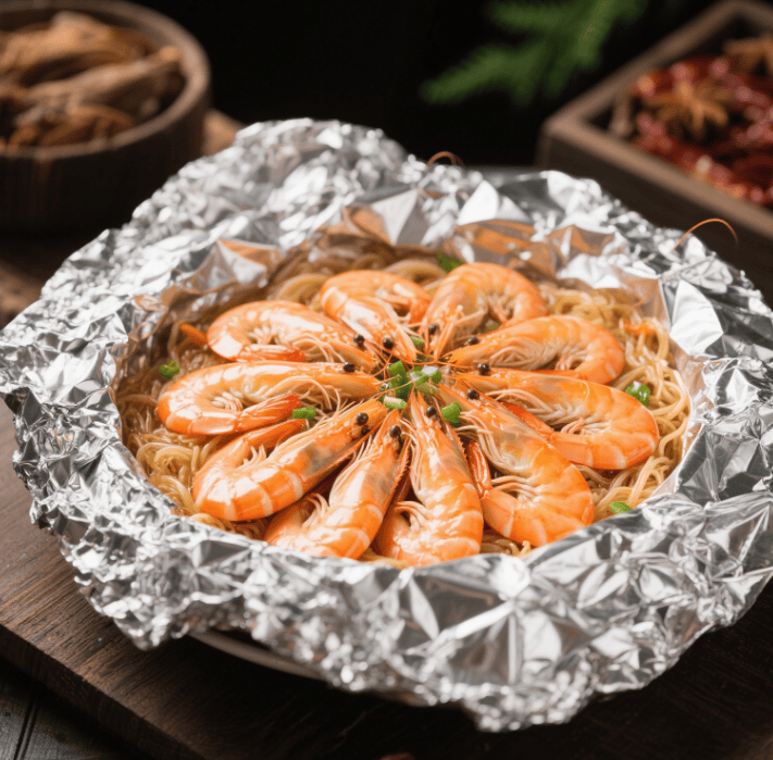 春游烧烤必吃款!锡纸烤虾征服味蕾,零失败攻略请收好