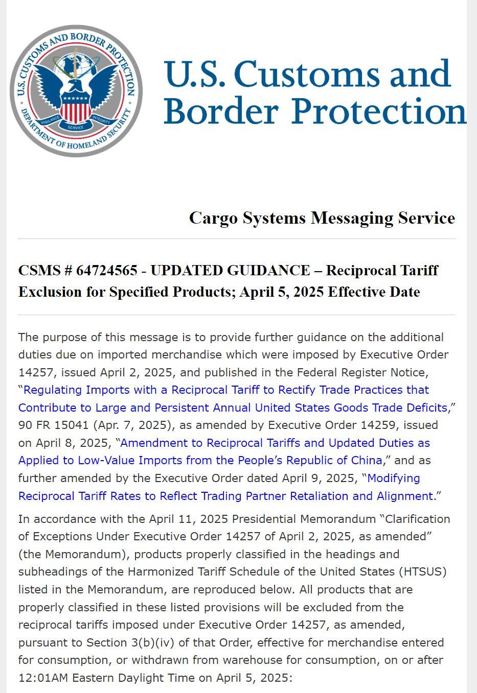 特朗普说将对进口半导体产品征收100%关税