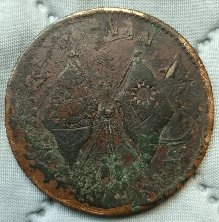 家族荣耀的延续:一枚中华民国双旗币当贰百文铜元的传奇之旅