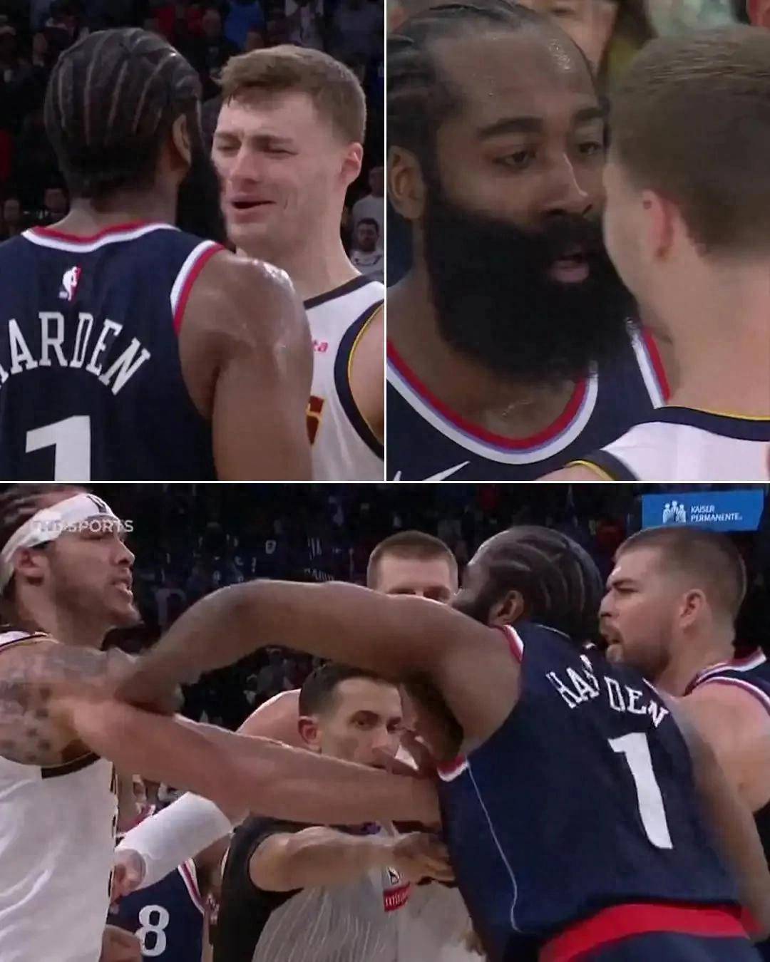 NBA季后赛激烈冲突：阿德尔曼谈戈登与哈登的拳击对决