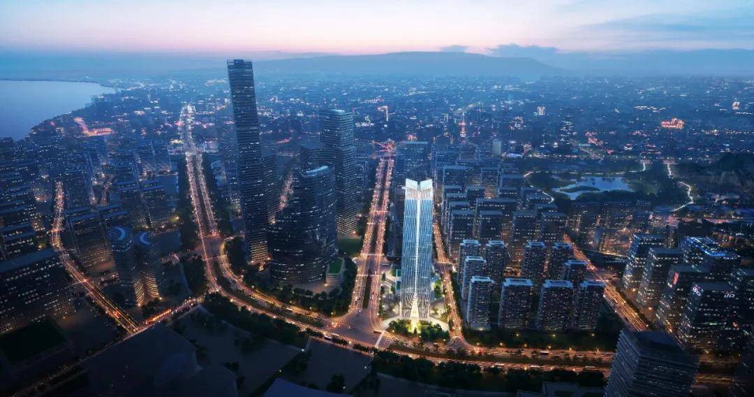 温州滨江cbd超高层"云筑大厦"结构封顶