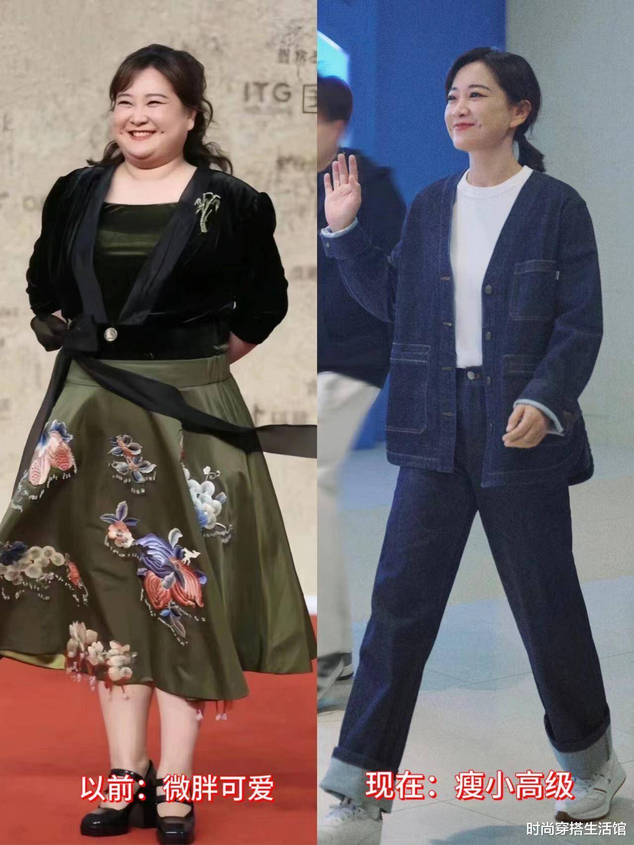 贾玲的打扮大揭秘,西装搭配不该有西裤,色彩不超过三,更显优雅