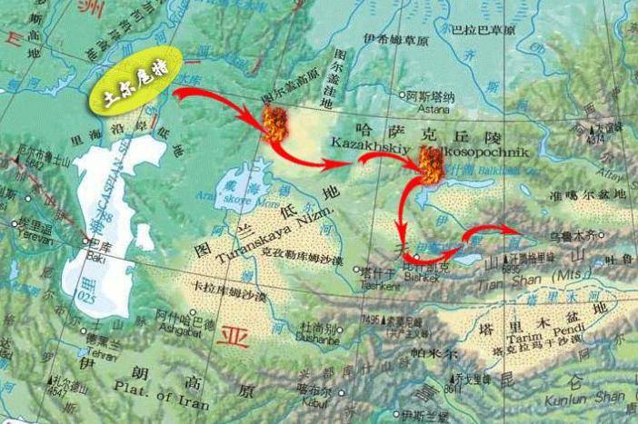 沙俄_渥巴锡_东归