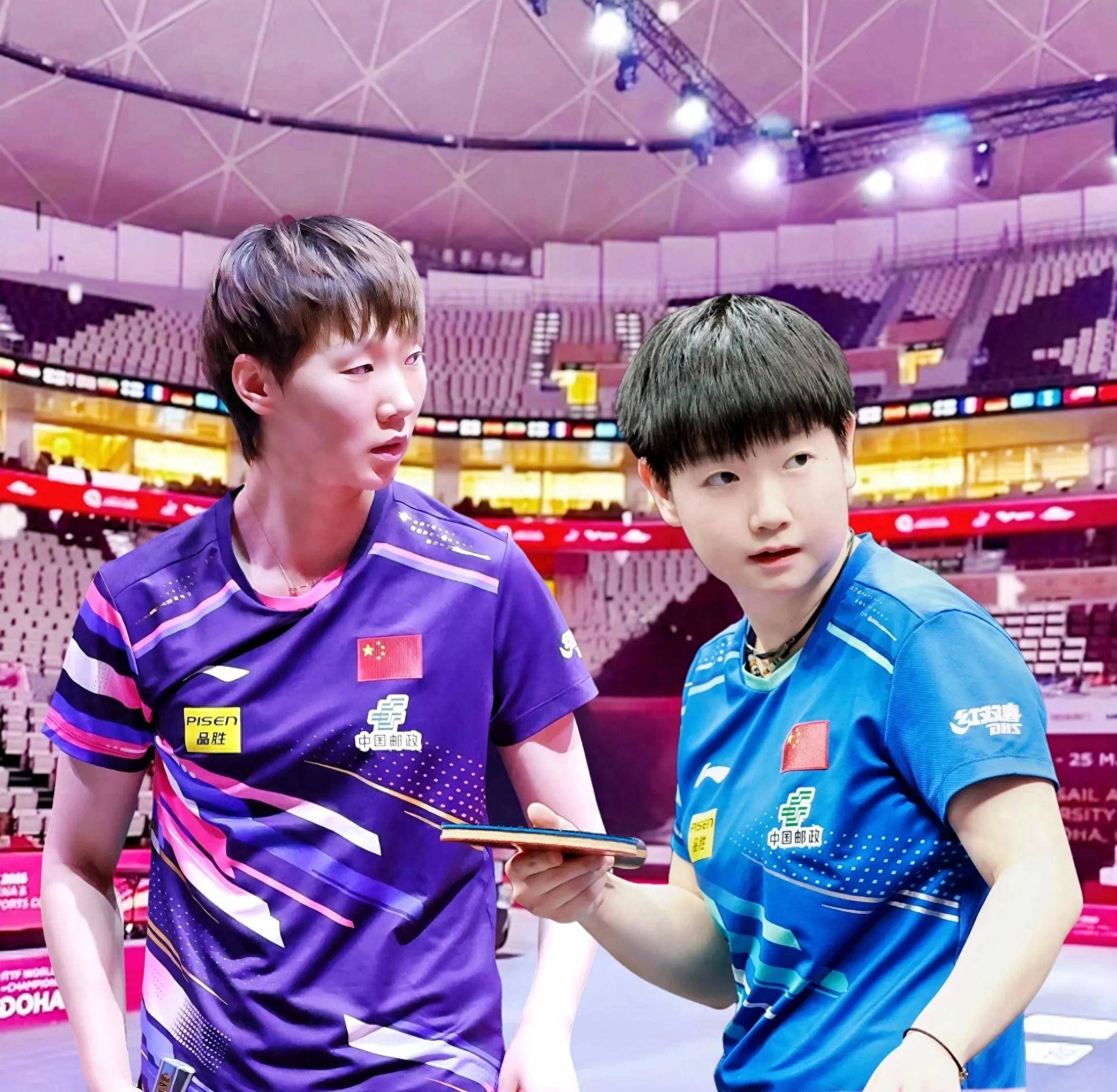 世乒赛:孙颖莎战胜王曼昱,卫冕女单冠军,鳗鱼冲击女双决赛