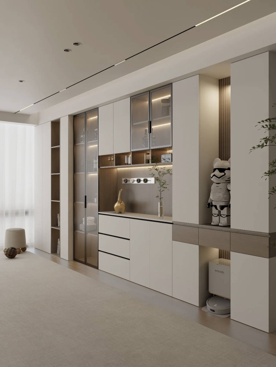 小户型装修必看!这 4 个柜子装好了,收纳堪比多一间房