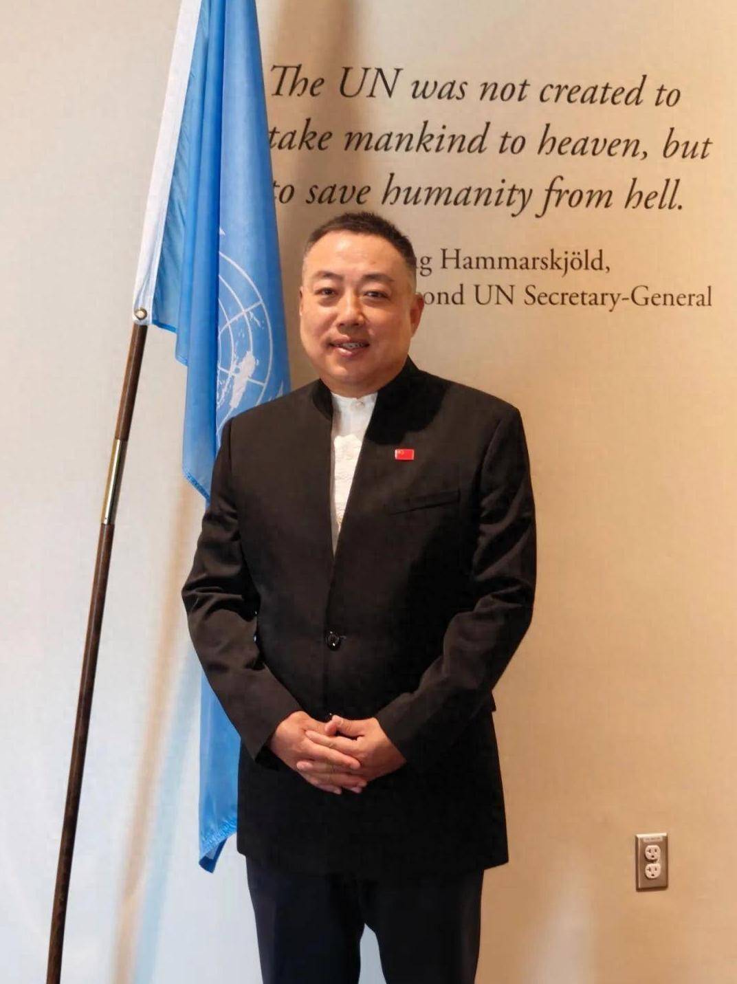 正式任职!刘国梁现身美国纽约,联合国特邀,中国乒乓进入新高度