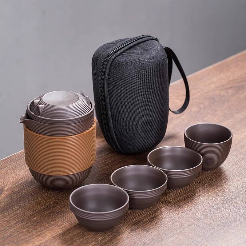 紫砂旅行茶具推荐:便携快客杯伴你行!