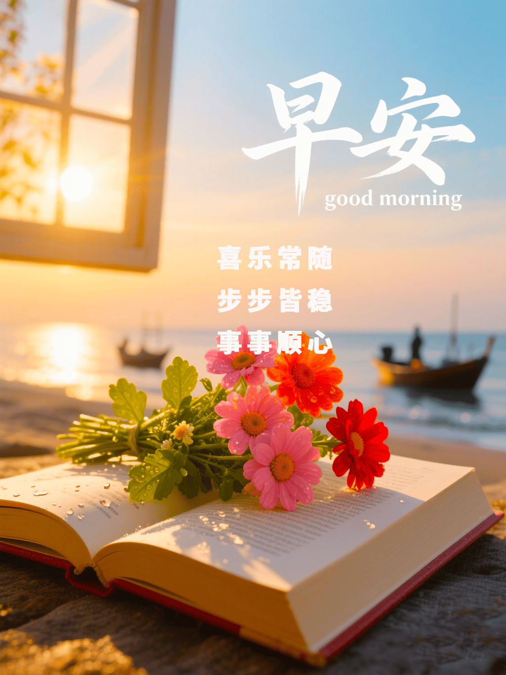 适合早上发的早安句子,正能量满满,愿你走得坚定,笑得灿烂,活得潇洒