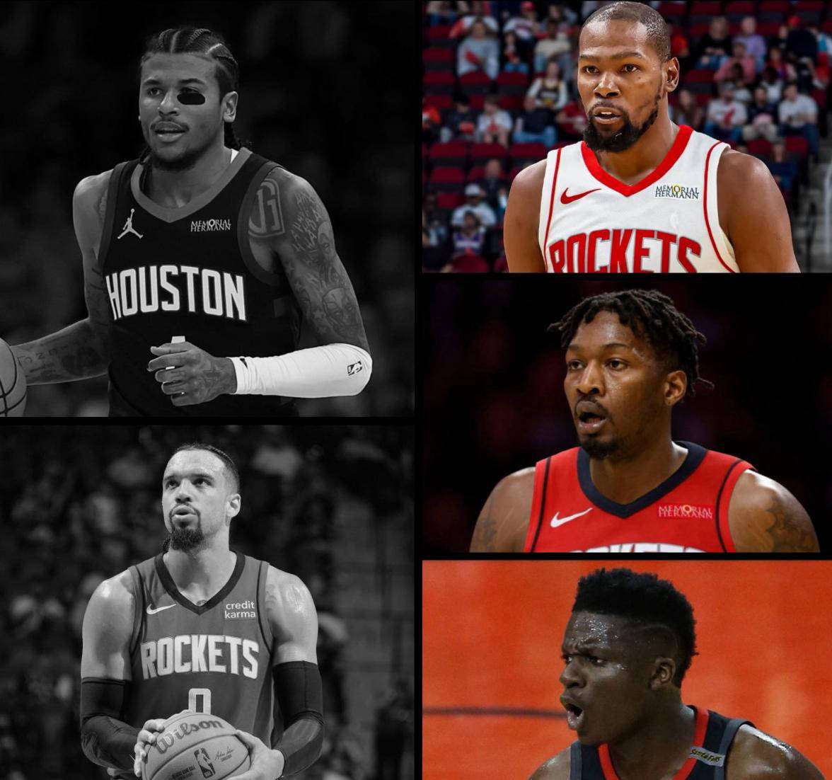 斯通成功引进杜兰特,火箭队臂展超7尺球员达8人,名嘴大加盛赞