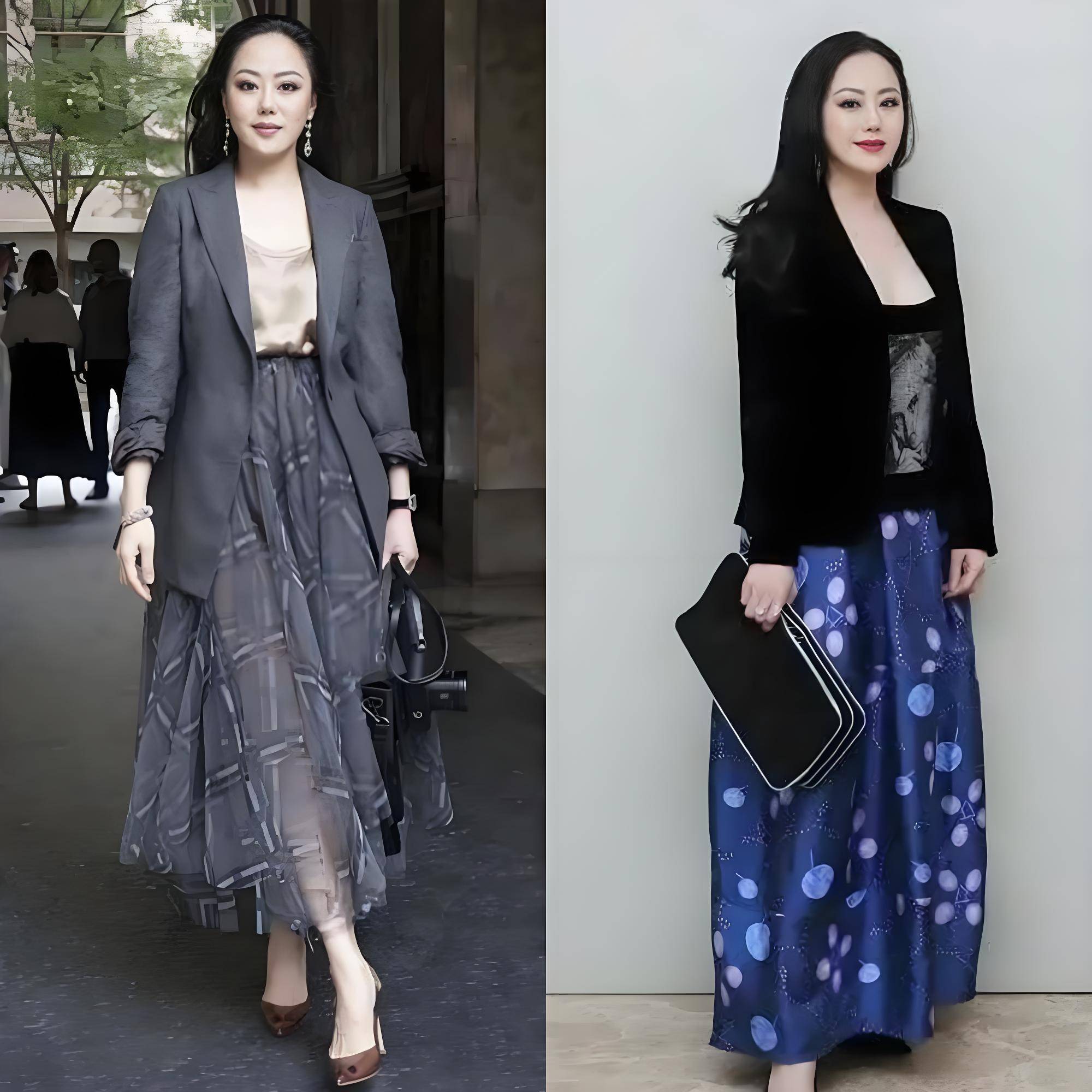 被章小蕙的状态惊艳到裙穿长色要简62岁美得令人震撼