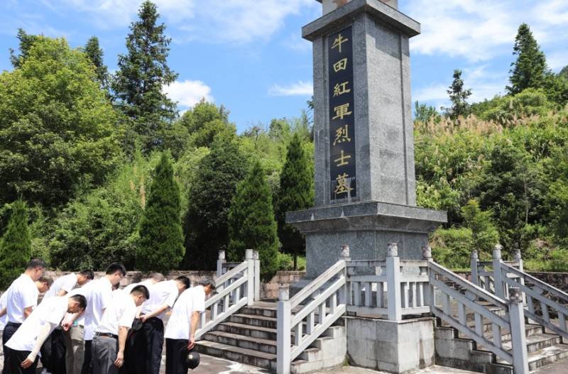 农发行光泽县支行联合光泽电信赴牛田村开展"七一"主题党日活动