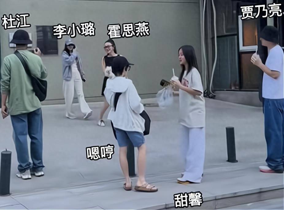 贾乃亮和李小璐合体，与杜江和霍思燕一家游玩，甜馨和嗯哼热聊