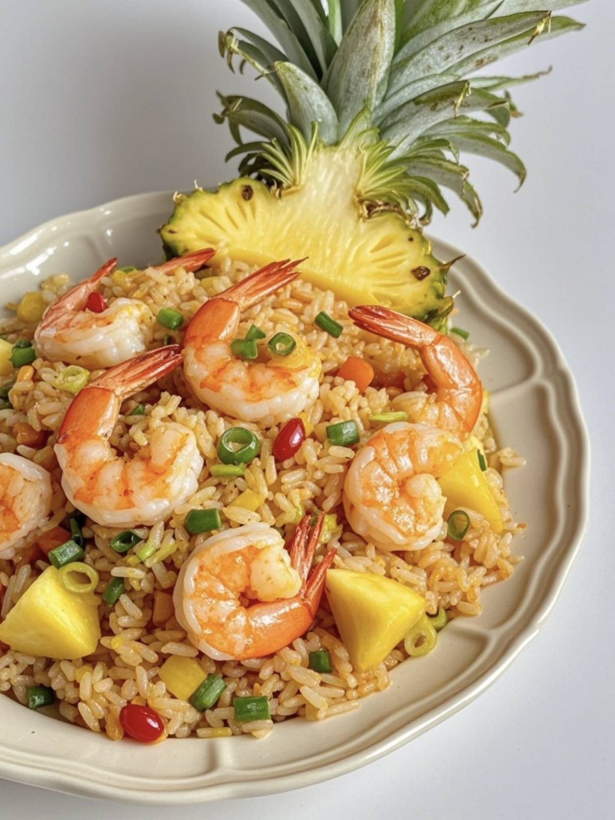 菠萝虾仁炒饭一口封神!