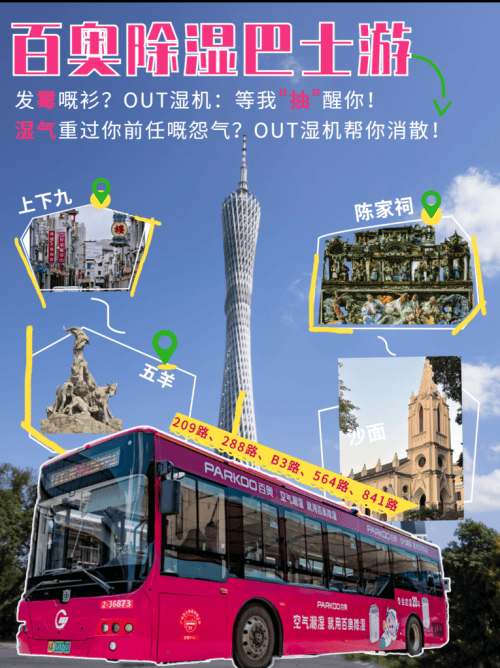  五大黄金线路上线广州！百奥除湿机“干爽专列”正式发车(图1)