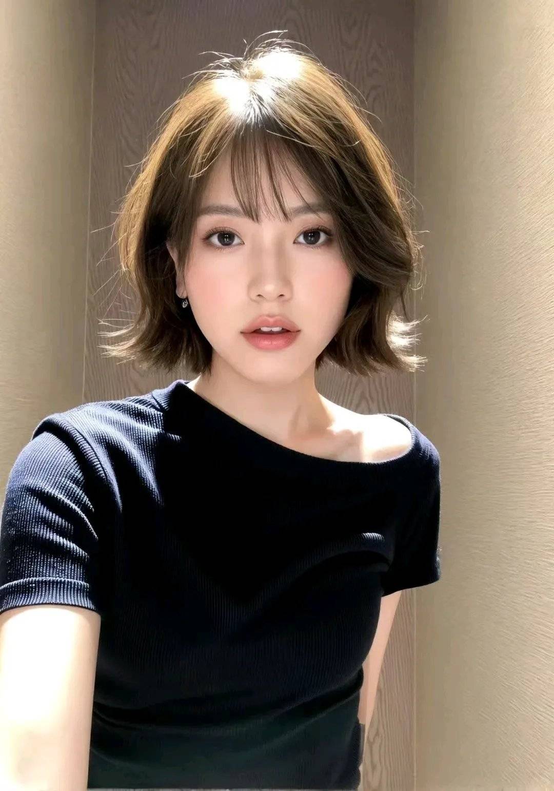 这些短发一剪直接美成时尚模板