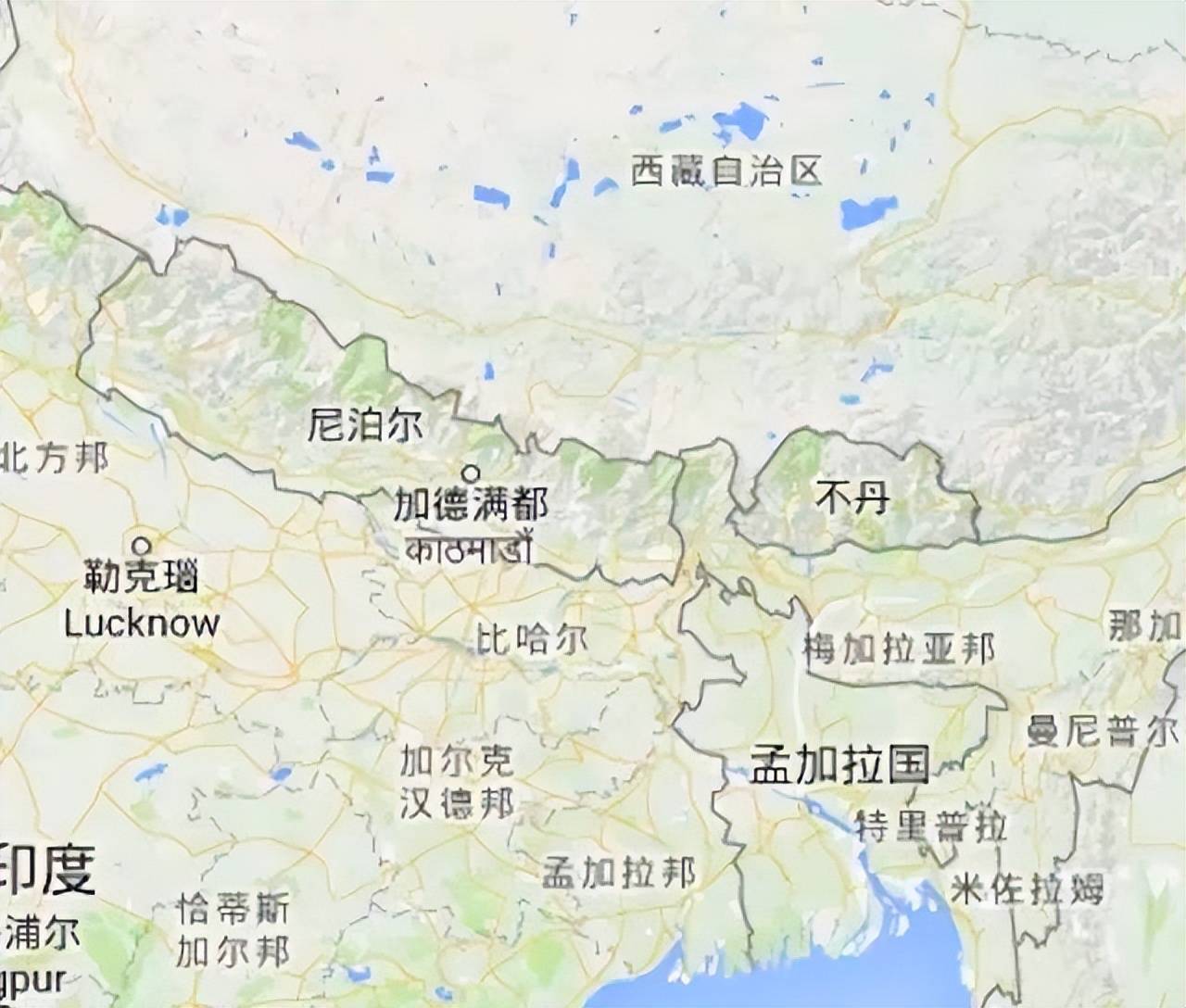 尼泊尔历史上面积21.7万平方公里,为何只剩下14.7万平方公里?