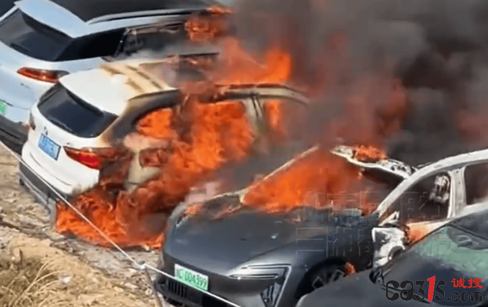 宁德阿维塔06新车起火致八车连环焚毁 车主称购车仅一个半月(图2)