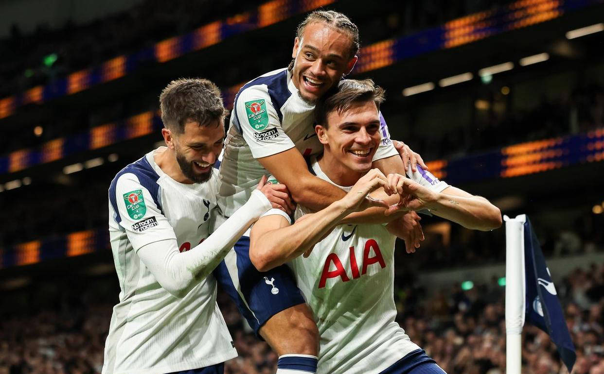 热刺4-0击败10人哥本哈根,30岁拜仁旧将传射破门