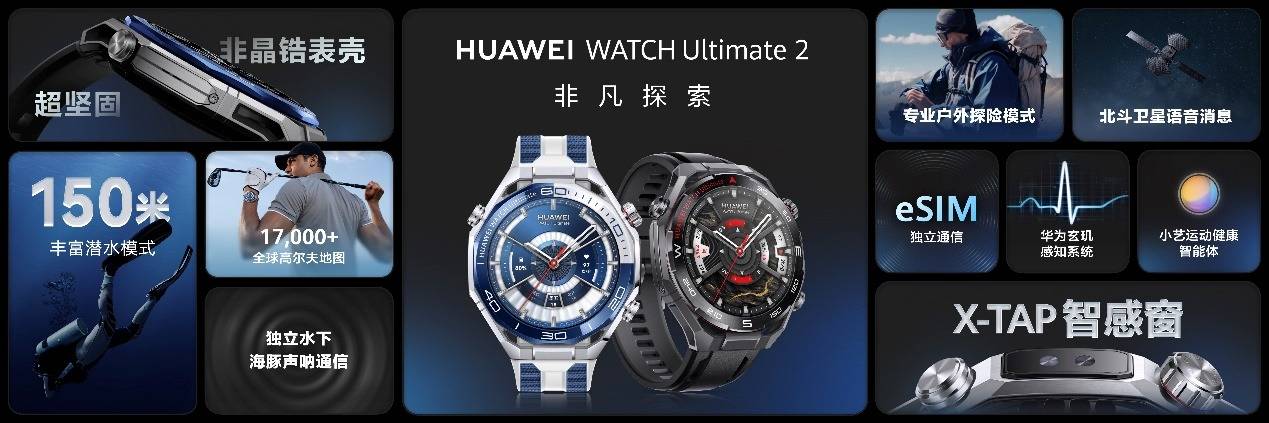 《HUAWEI WATCH Ultimate 2 非凡探索:探索未知,陪伴每一次冒险》