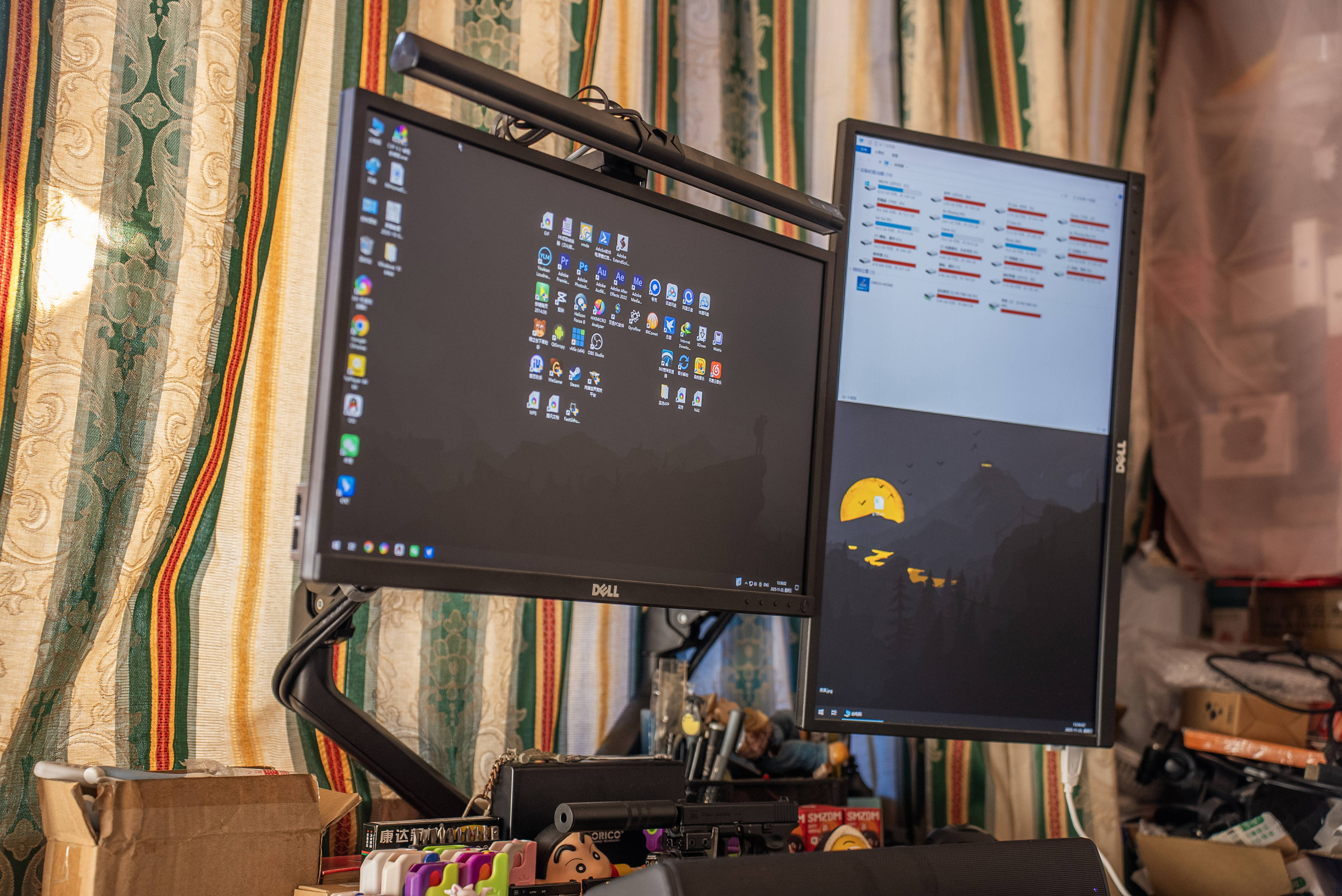 显示器标配底座太矮又太占桌面空间？北弧显示器支架了解一下