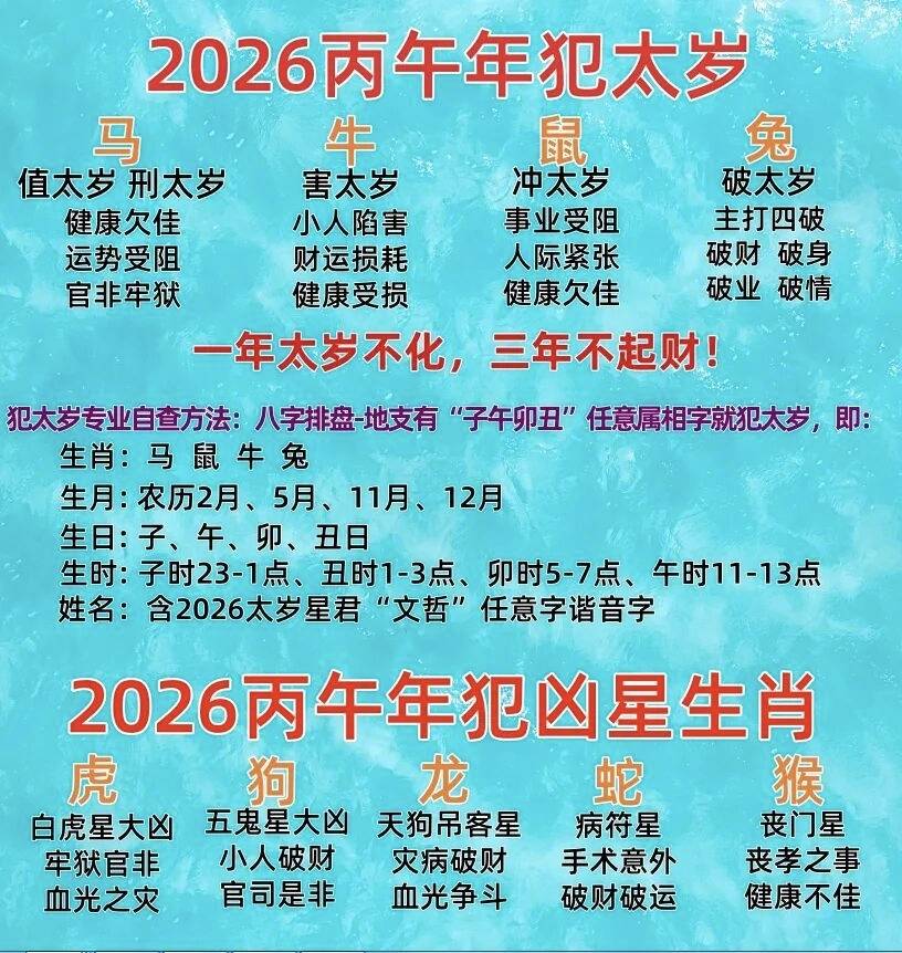 2026年哪个生肖运势最好(2026年属什么生肖属相的大了)