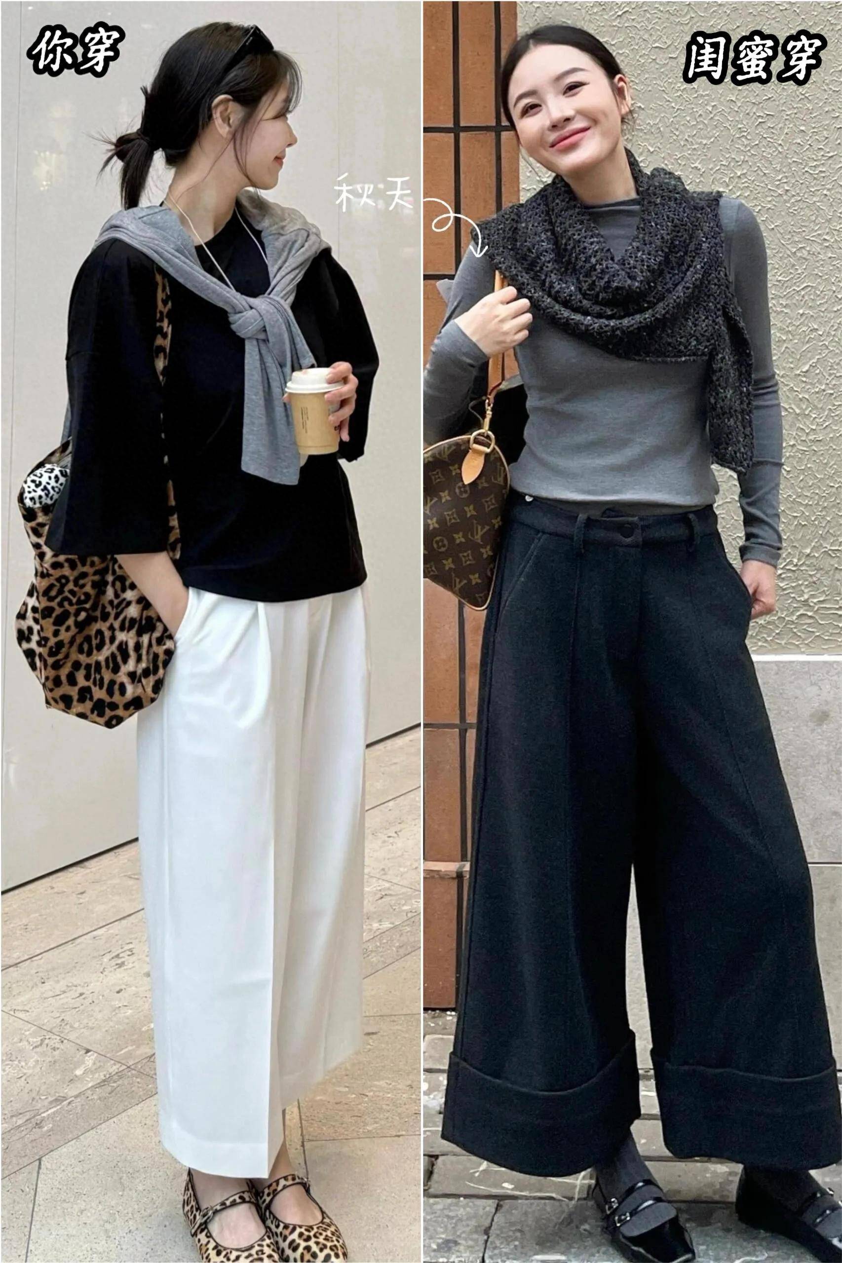 被问麻了!秋冬黑白灰穿搭永远的神