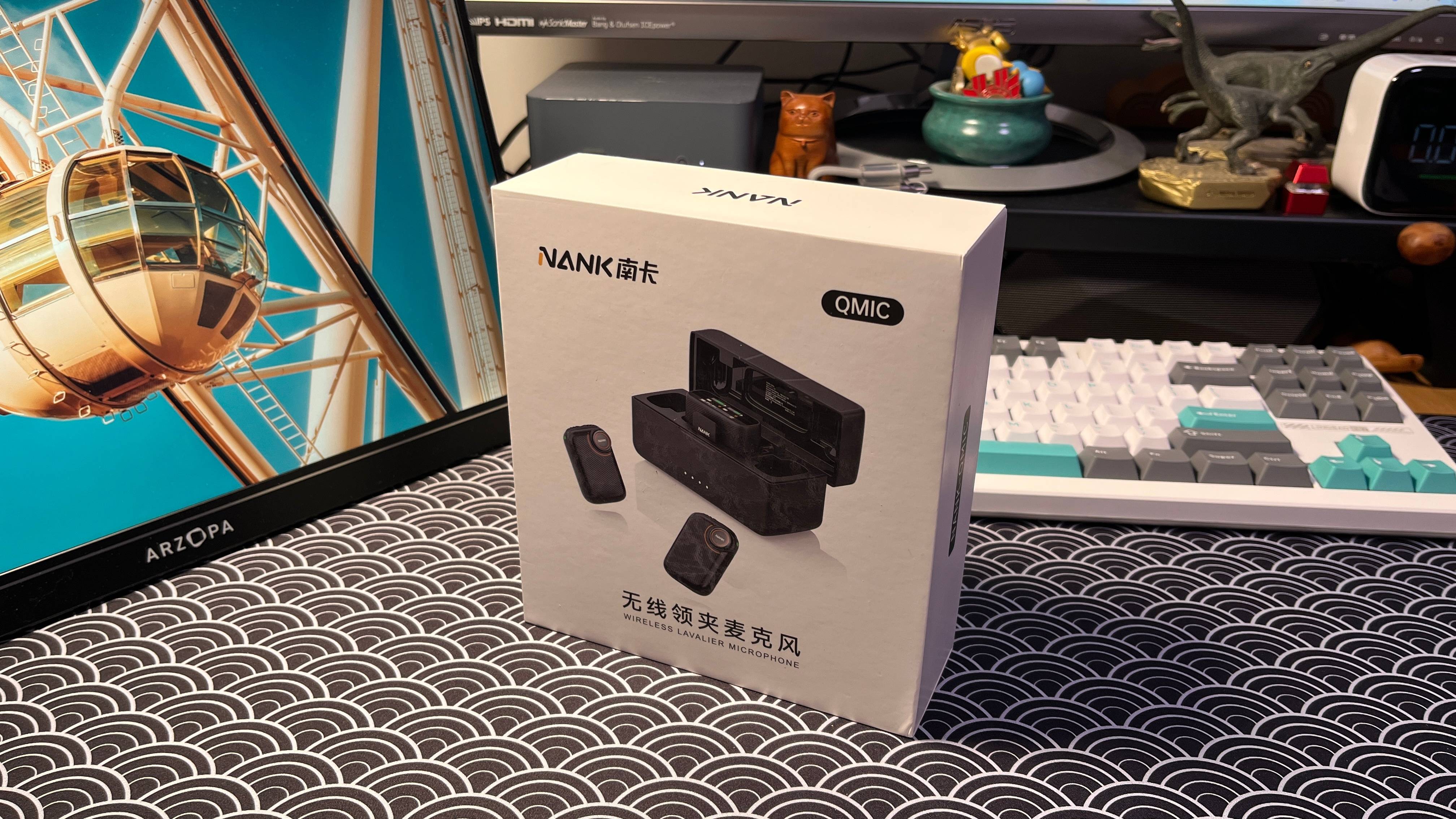 AI降噪+触控屏加持,全场景收音神器:南卡QMic无线领夹麦克风